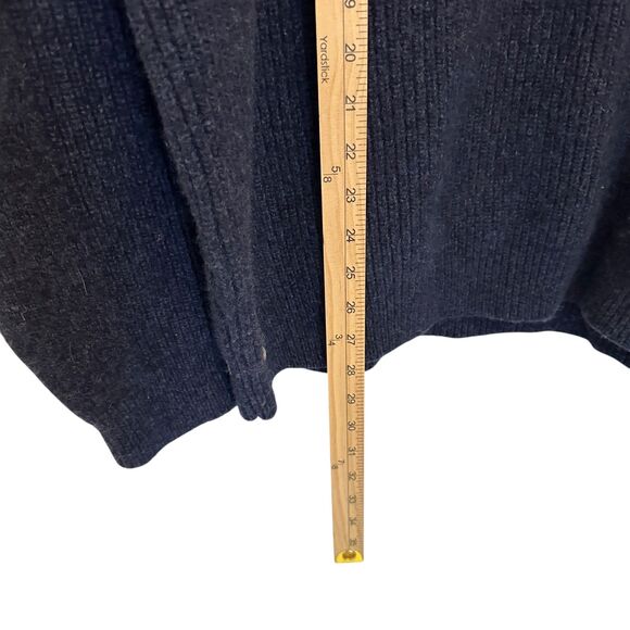L.L. Bean Men's Thick Blue 100% Merino Wool 1/4 Zip Pullover Sweater Size XL - Picture 5 of 8